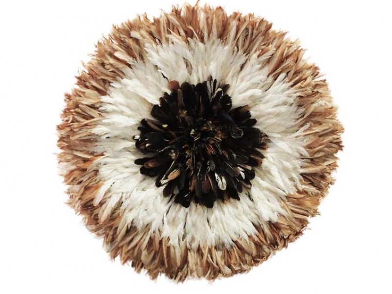 Juju Feather Hat Natural, ivory, Partridge - 80cm